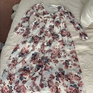 Floral maxi dress